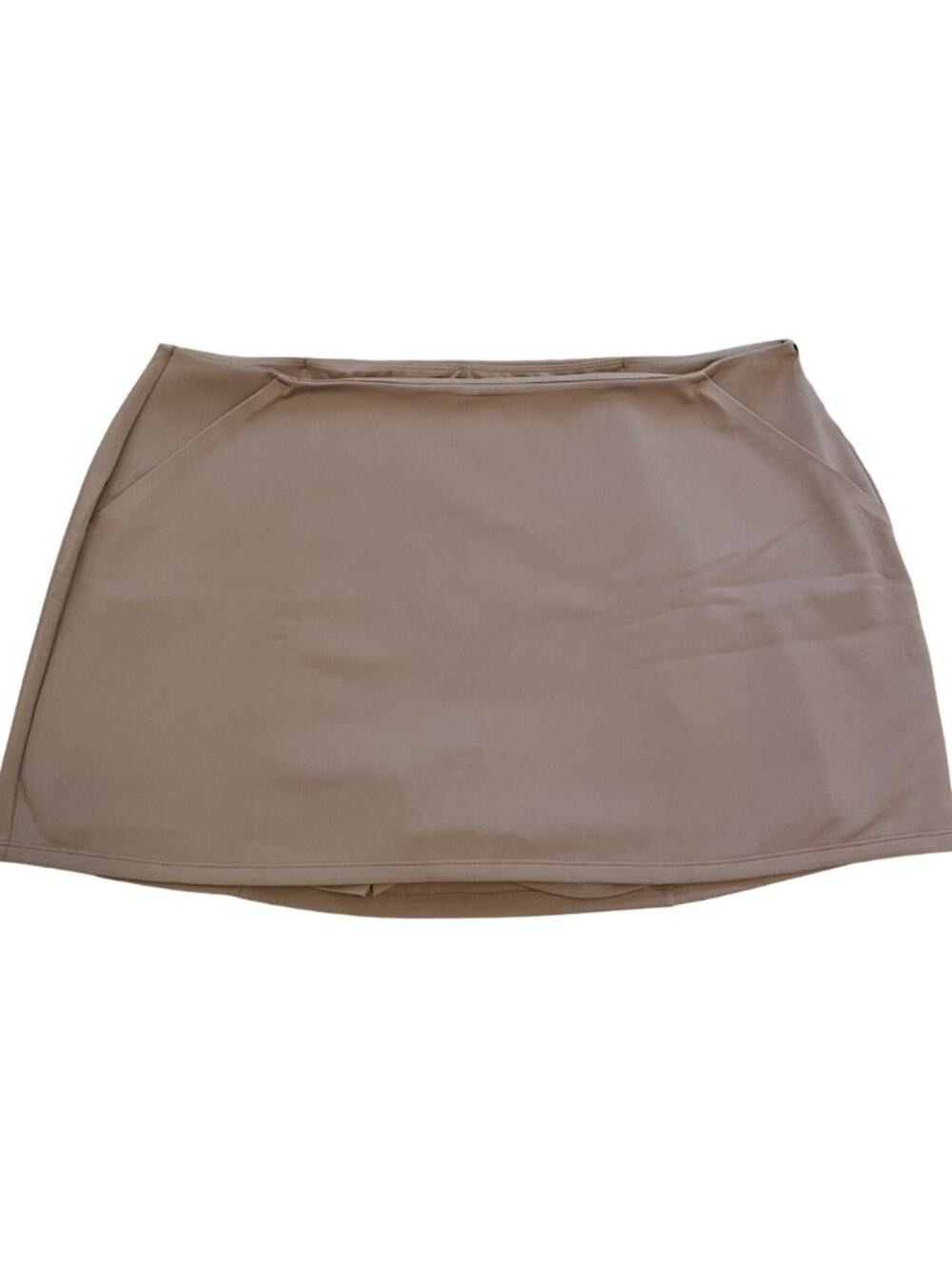 Girlfriend Collective tan midi skirt skort shorts Women XXXL  #4094-WS-XXXL